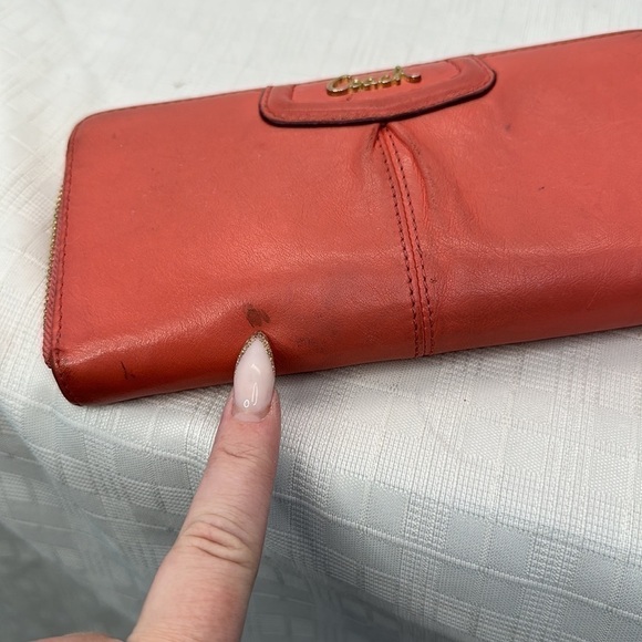 Coach ASHLEY LEATHER ZIP AROUND F48102 - Picture 9 of 11